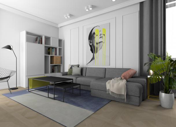 Projekt mieszkania Kraków zdjęcie nr