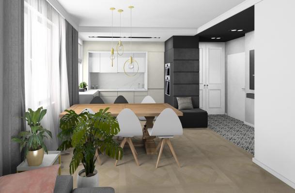 Projekt mieszkania Kraków zdjęcie nr