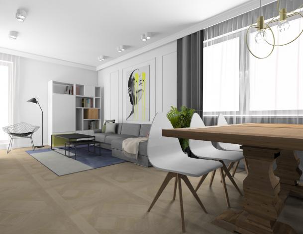 Projekt mieszkania Kraków zdjęcie nr